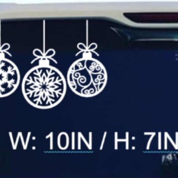 Christmas Ornament Decal Sticker - Picture 2 of 2